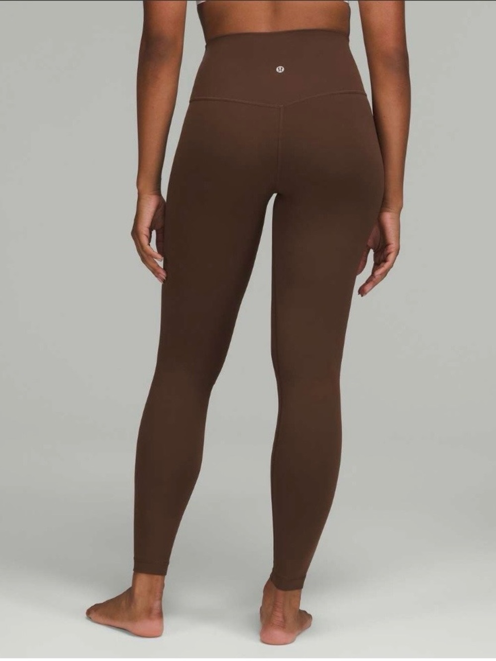 Lululemon Sz 4 Align High-Rise Pant 28" in Java Brown Nulu Material